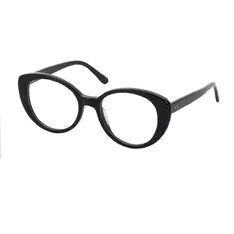Round Black Eyeglasses