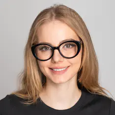 Round Black Eyeglasses