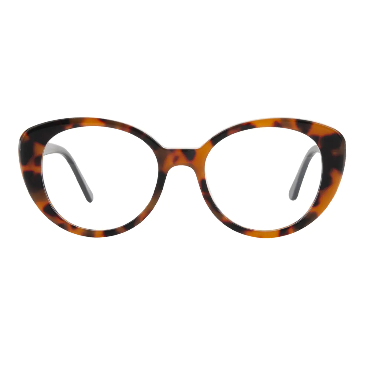 Round Tortoiseshell Eyeglasses