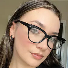 Cat-eye Black Eyeglasses