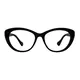 Oval Black Eyeglasses