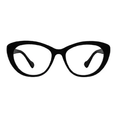 Oval Black Eyeglasses