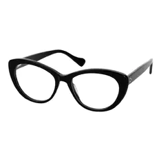 Oval Black Eyeglasses