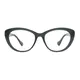 Oval Dark Green Eyeglasses