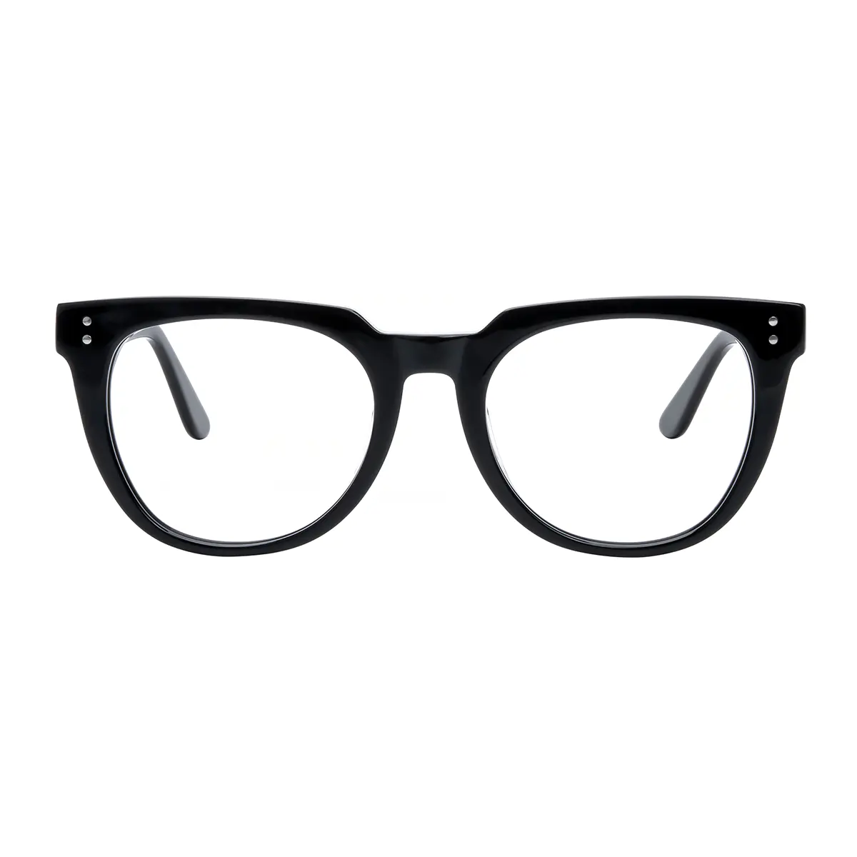 Square Black Eyeglasses