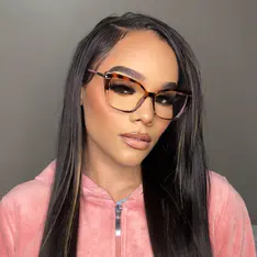 Cat-eye Tortoiseshell/Pink Eyeglasses