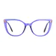 Cat-eye Transparent Purple Eyeglasses