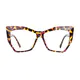 Cat-eye Pink Tortoiseshell Eyeglasses