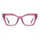 Cat-eye Transparent Purple Eyeglasses