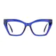 Cat-eye Transparent Blue Eyeglasses