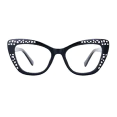 Cat-eye Black Eyeglasses