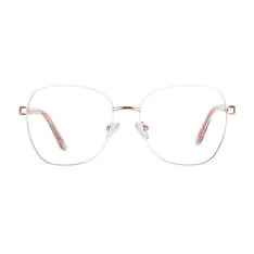 Square Rose Gold Eyeglasses