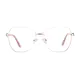 Square Rose Gold Eyeglasses
