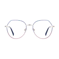 Geometric Pink/Blue Eyeglasses
