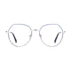 Geometric Pink/Blue Eyeglasses
