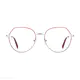 Geometric Red/Blue Eyeglasses