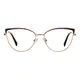 Cat-eye Black Gold Eyeglasses