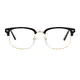 Browline Black/Gold Eyeglasses