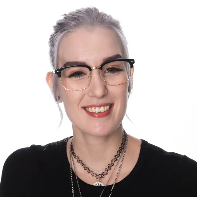 Browline Black/Gold Eyeglasses