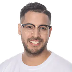 Browline Black/Gold Eyeglasses