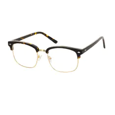 Browline Tortoiseshell/Gold Eyeglasses