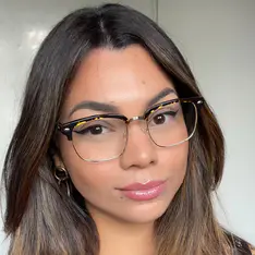 Browline Tortoiseshell/Gold Eyeglasses