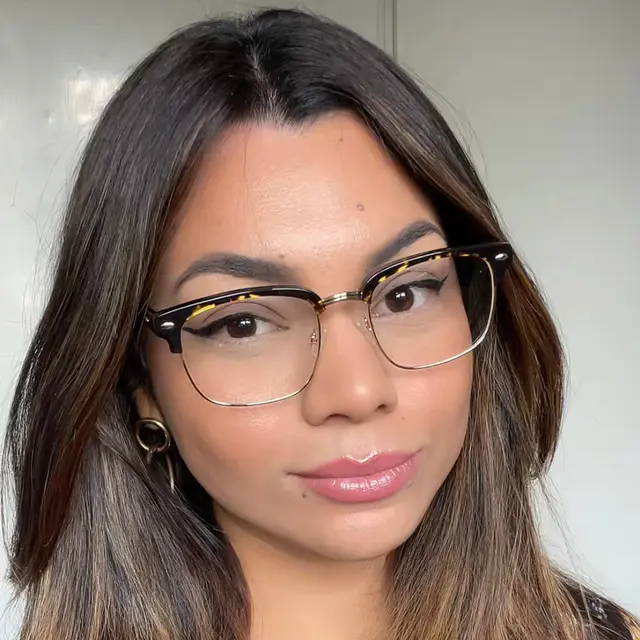 Browline Tortoiseshell/Gold Eyeglasses
