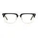 Browline Black/Gold Eyeglasses