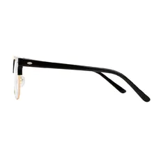 Browline Black/Gold Eyeglasses