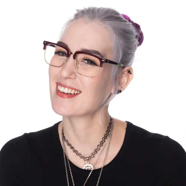 Browline Wine/Gold Eyeglasses