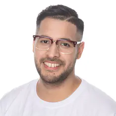 Browline Wine/Gold Eyeglasses