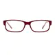 Rectangle Red Eyeglasses