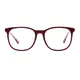 Square Red Eyeglasses