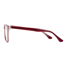 Square Red Eyeglasses