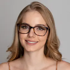 Rectangle Tortoiseshell Eyeglasses