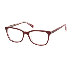 Rectangle Red Eyeglasses