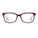 Rectangle Red Eyeglasses