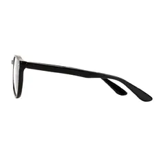Round Black Eyeglasses