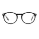 Round Matte Black Eyeglasses