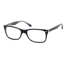 Rectangle Blue Eyeglasses