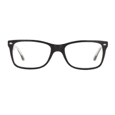 Rectangle Blue Eyeglasses