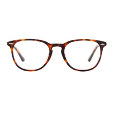 Square Tortoiseshell Eyeglasses