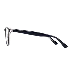 Square Navy Blue Eyeglasses