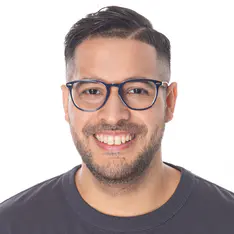 Square Navy Blue Eyeglasses