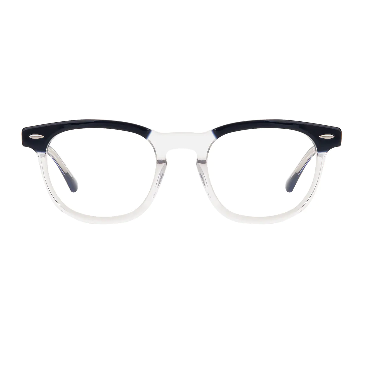 Square Blue/Clear Eyeglasses