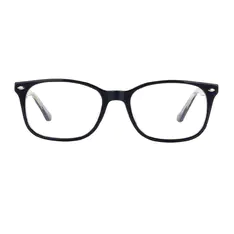 Rectangle Blue Eyeglasses