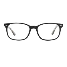 Rectangle Gray Eyeglasses
