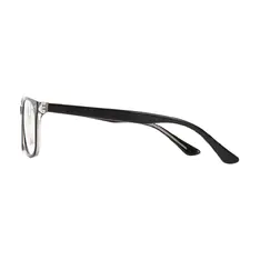 Rectangle Gray Eyeglasses