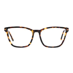 Square Dark Tortoiseshell Eyeglasses