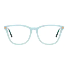 Square Light Green Eyeglasses